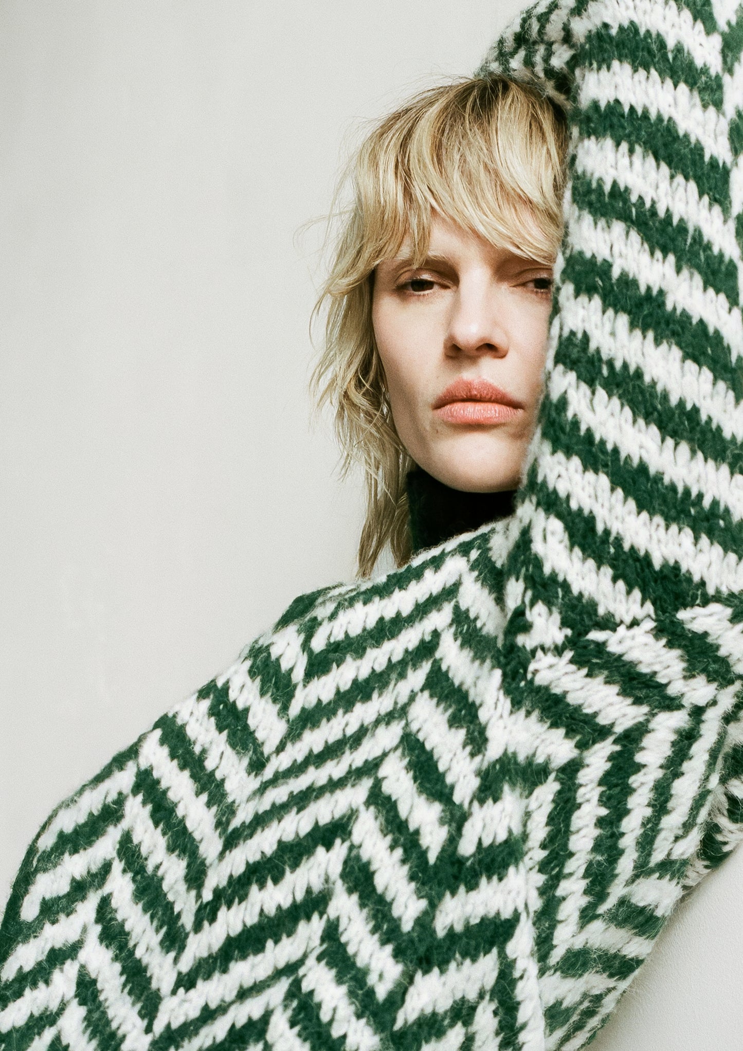 Leticia superflauschige Alpaka-Strickjacke