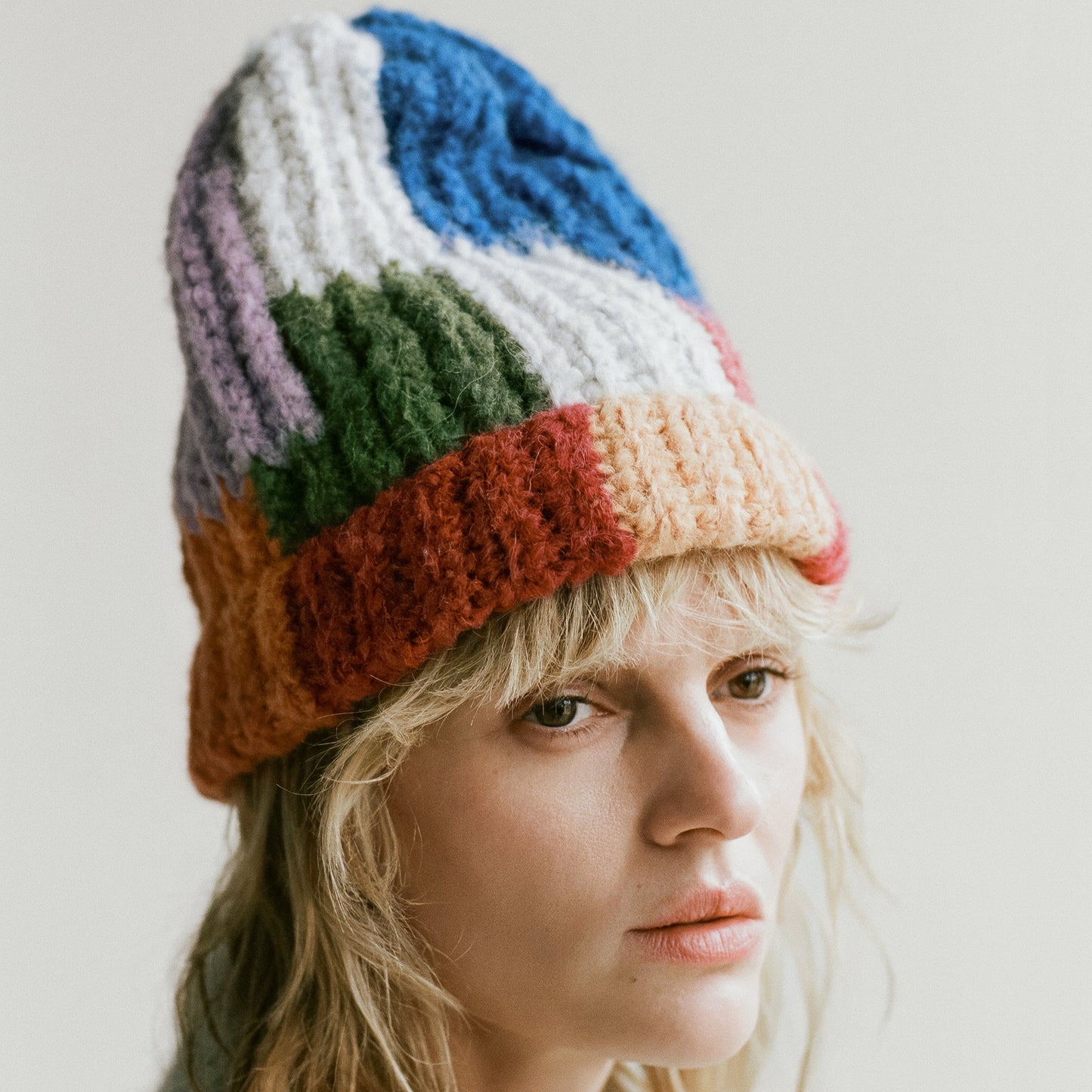 Happy Hat, super fluffy hat made of alpaca wool