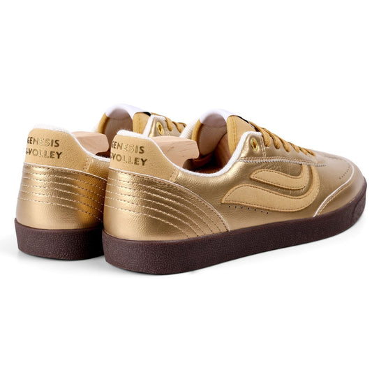Sneakers G-Volley aus Mais-Leder