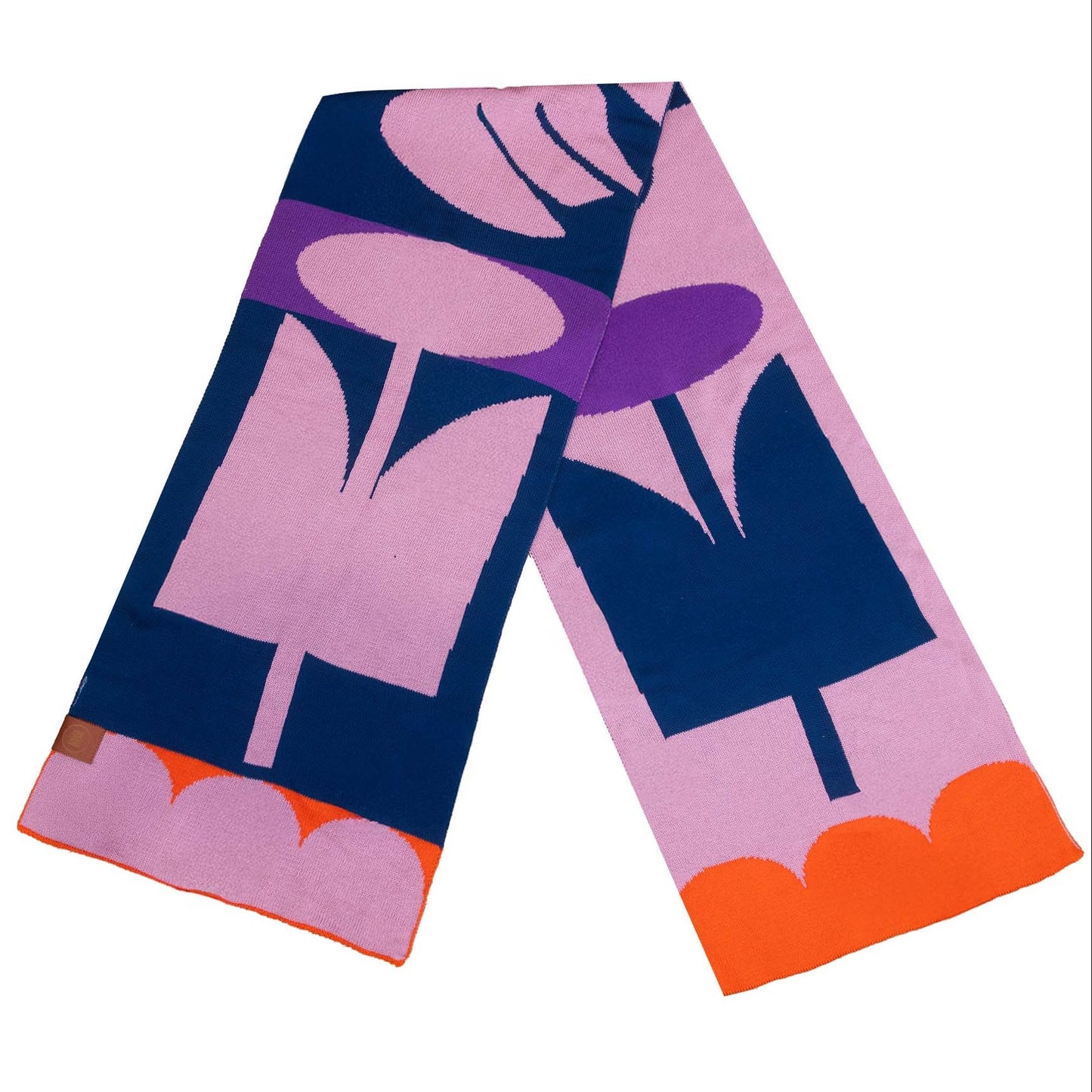 bunter Bio-Baumwoll Schal