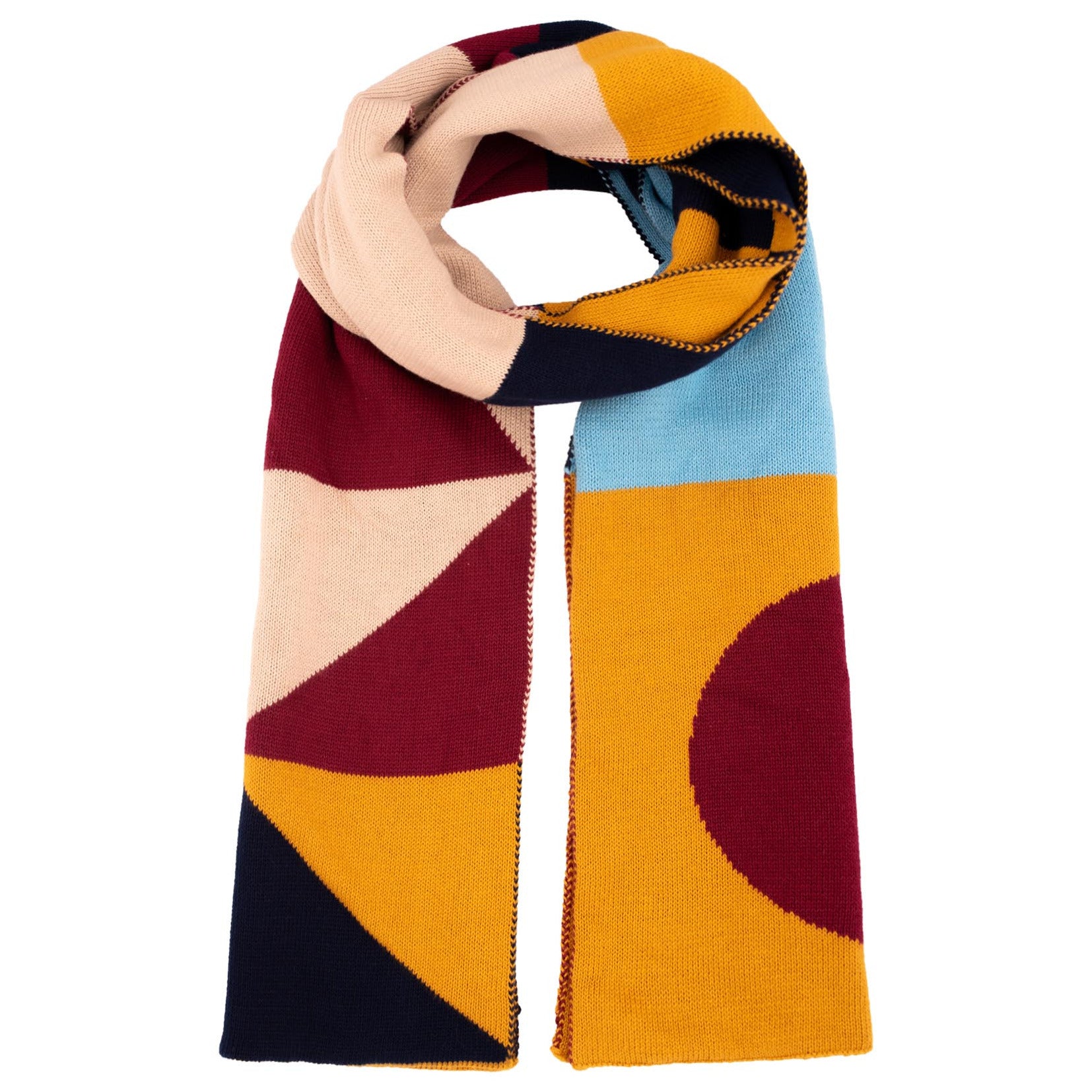 bunter Bio-Baumwoll Schal