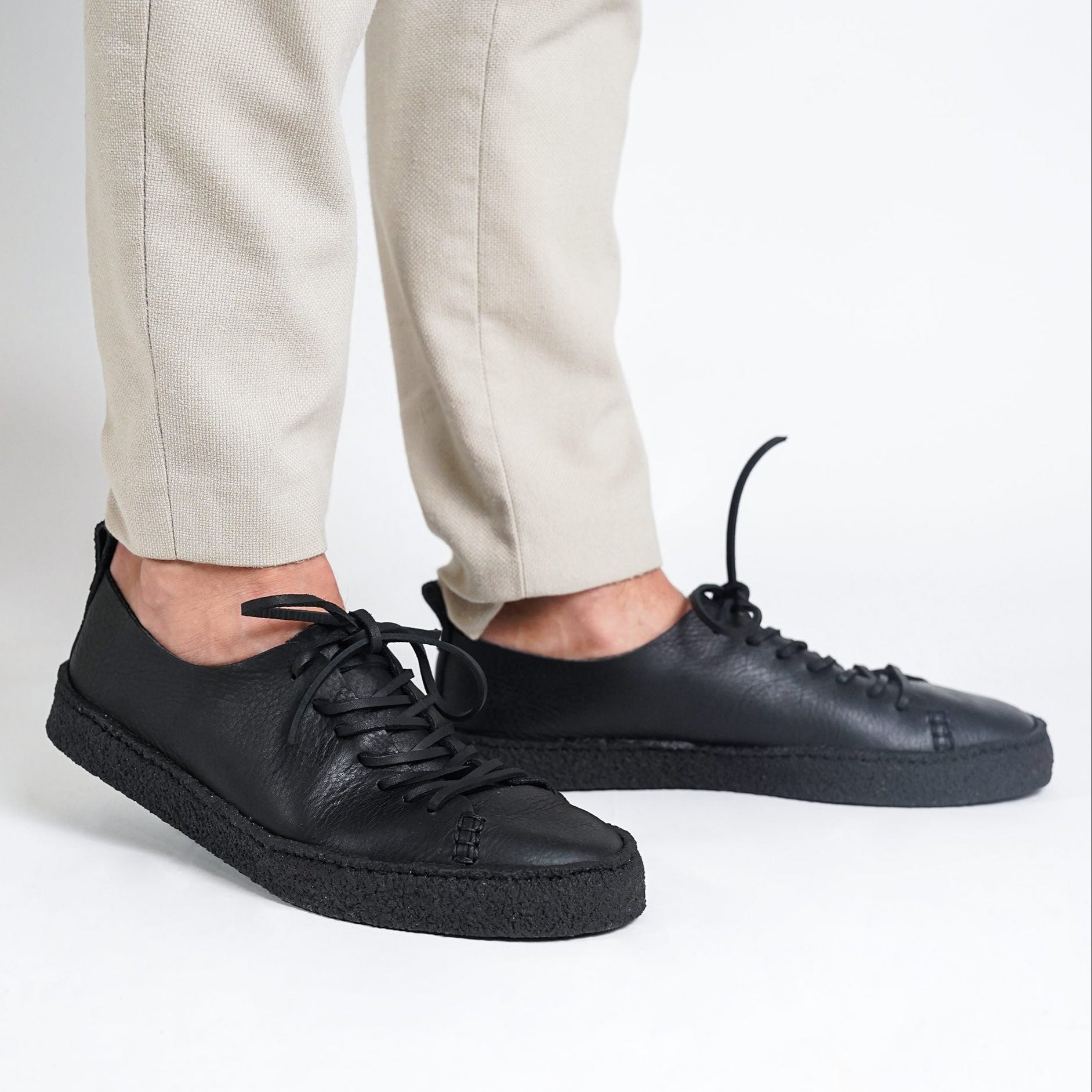Sneaker mit Krepp-Sohle