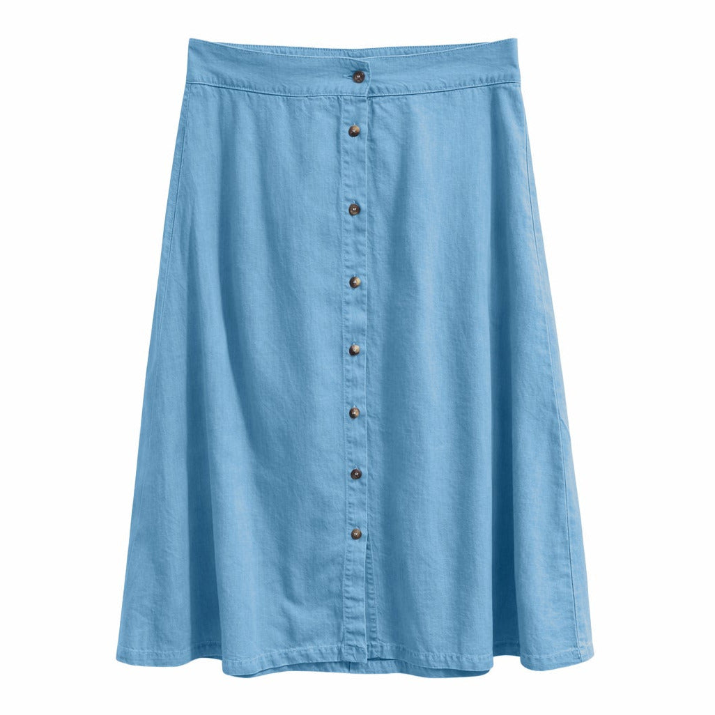 langer Rock aus Lyocell im Denim-Look Mazine