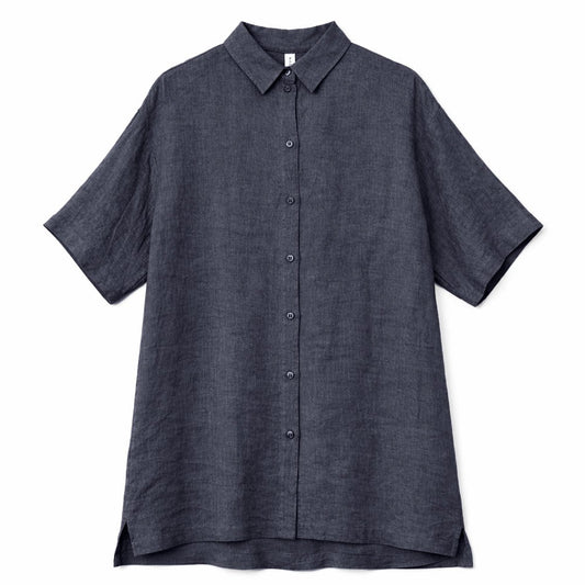 Leinen-Hemblusenkleid