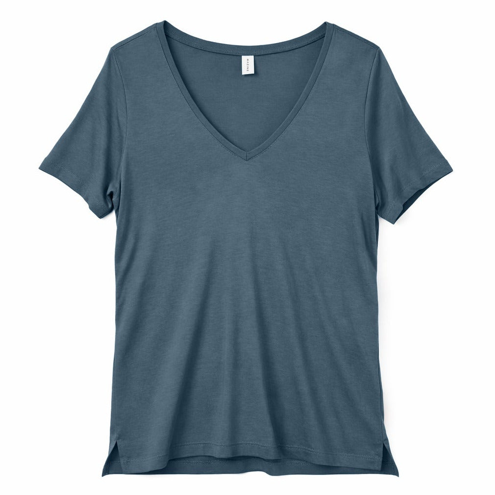 V-Neck-Shirt aus Ecovero