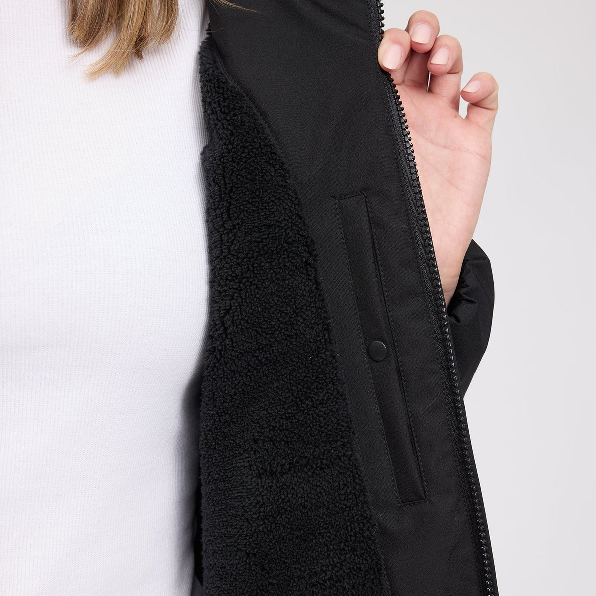 wattierte leichte Jacke