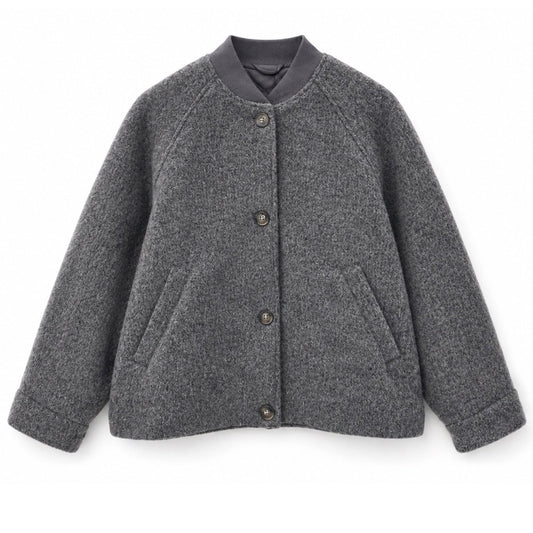 Bomber-Jacke aus recykeltem Plastik