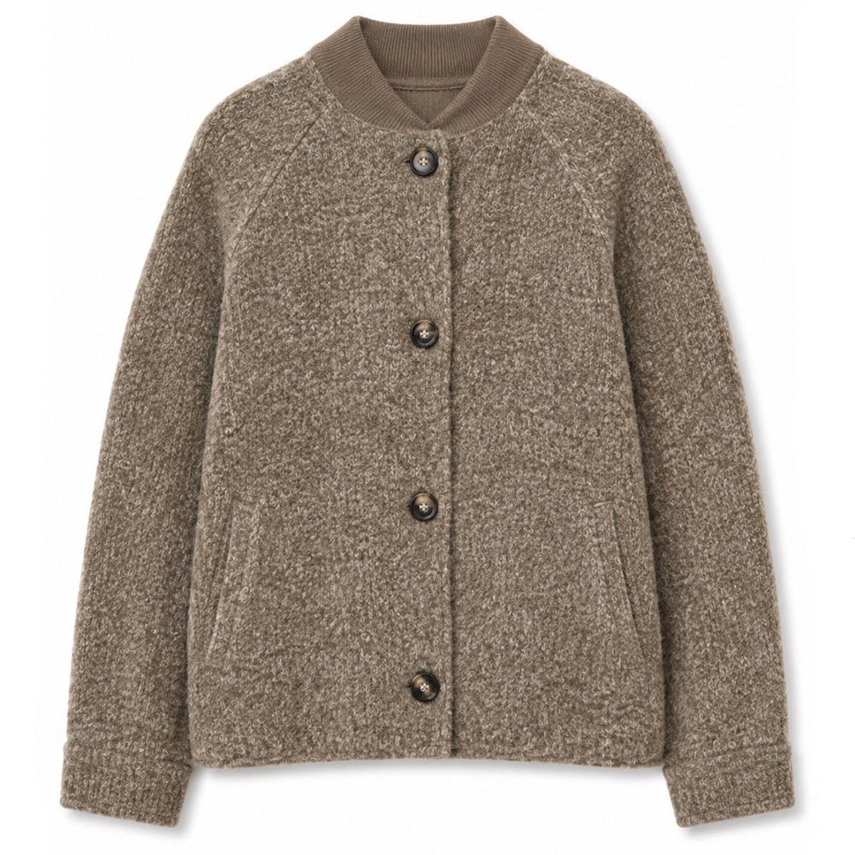 Bomber-Jacke aus recykeltem Plastik