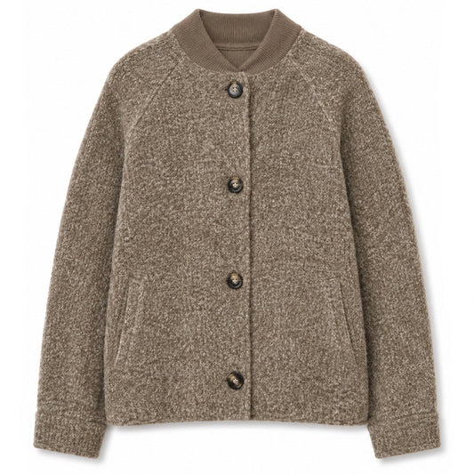 Bomber-Jacke aus recykeltem Plastik