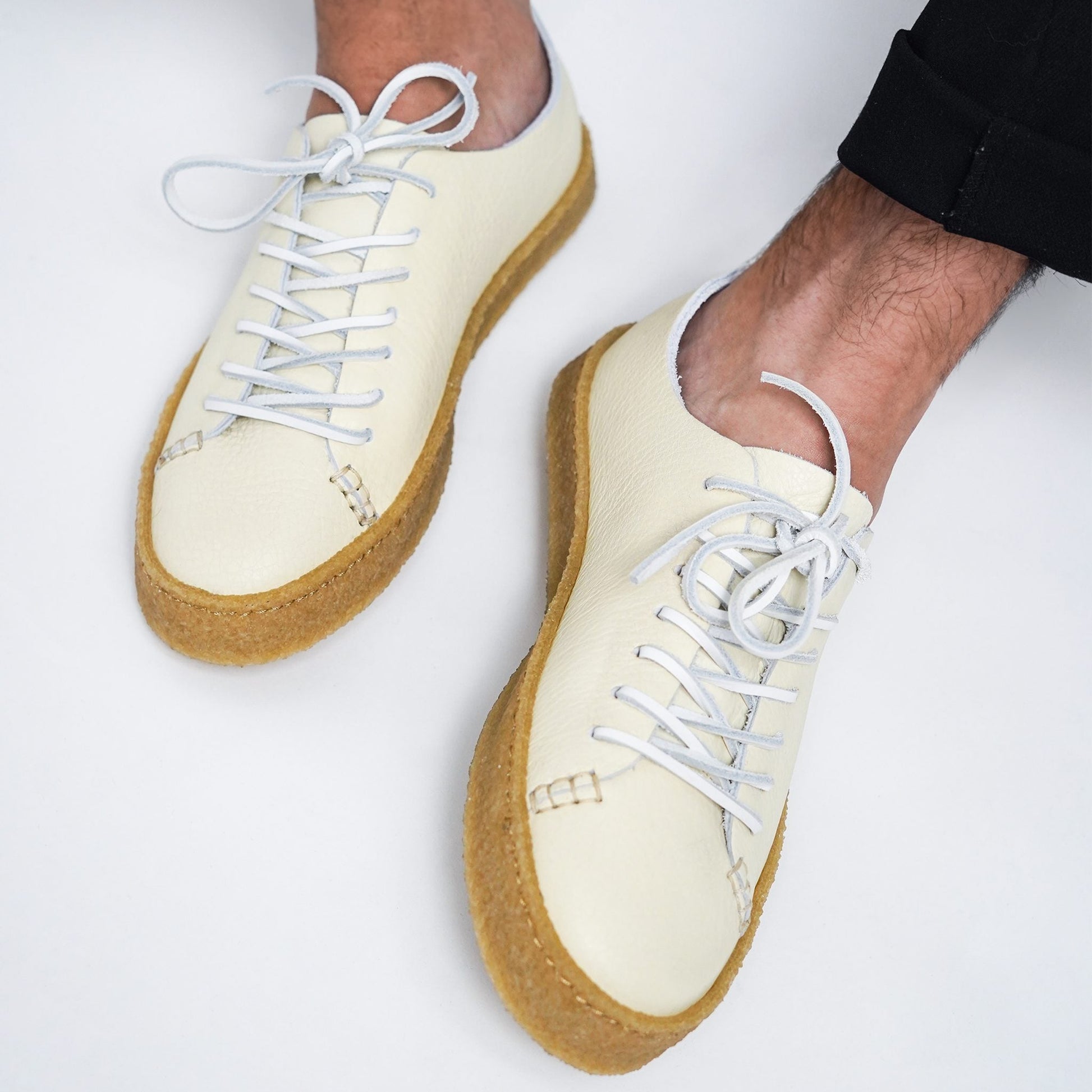 Sneaker mit Krepp-Sohle