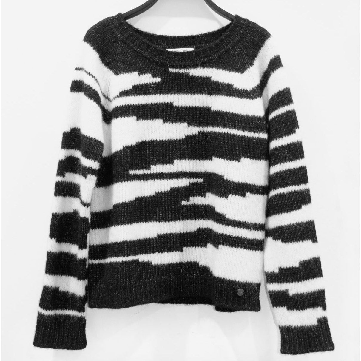 Tiger sweater made of alpaca and organic cotton