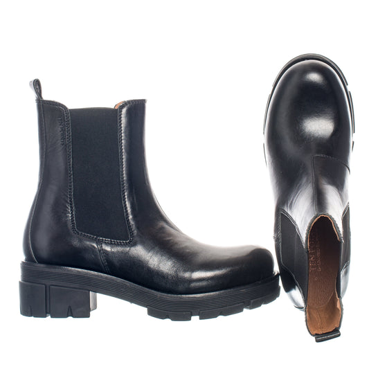 Leder-Chelsea-Boots, uni, Cecilia