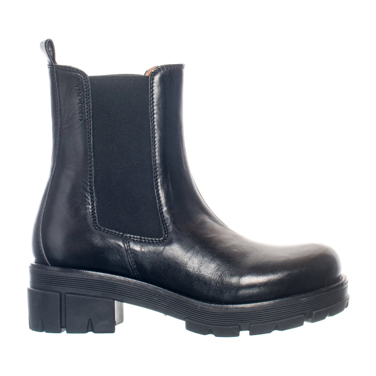 Leder-Chelsea-Boots, uni, Cecilia