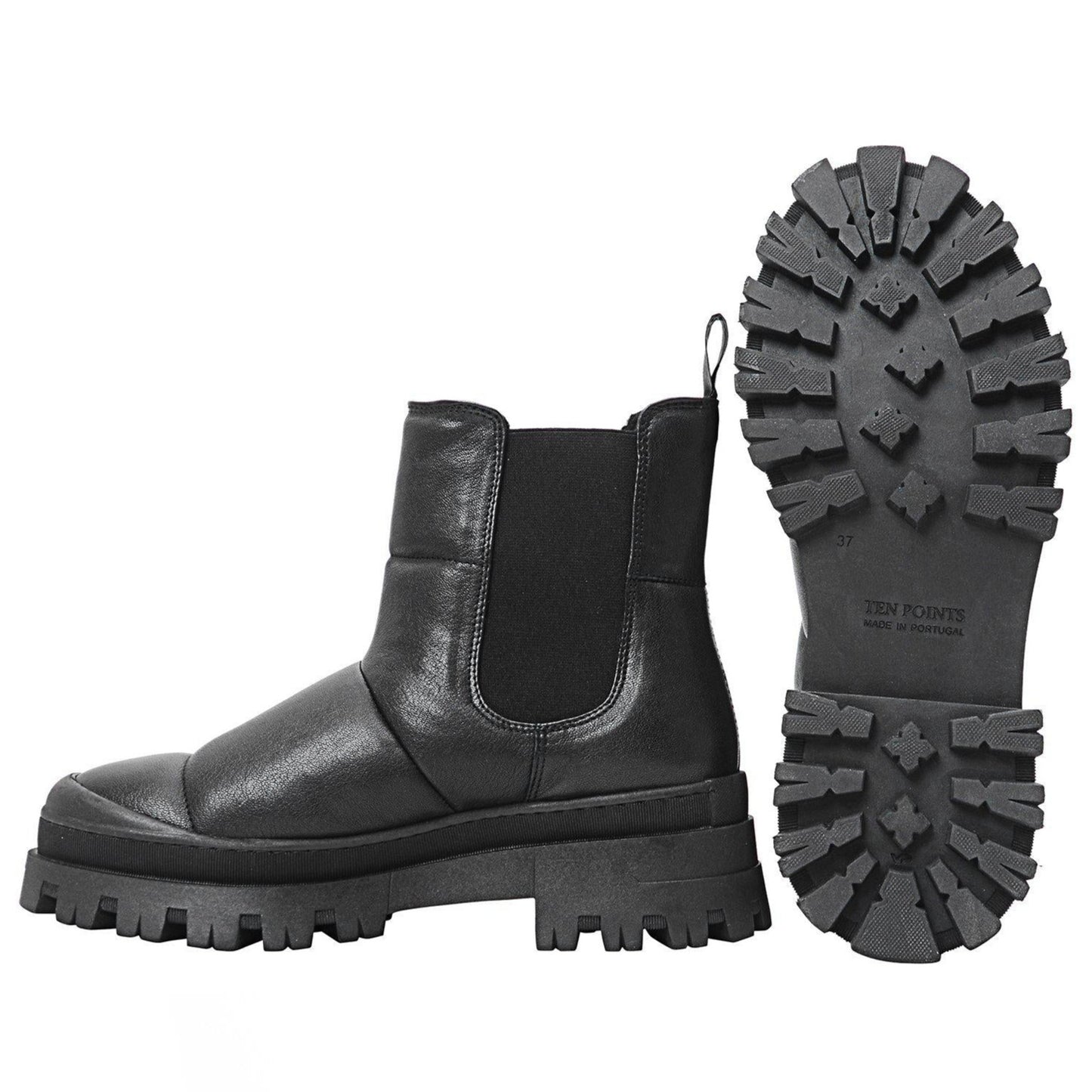 warm gefütterte Leder-Stiefel, Jenny