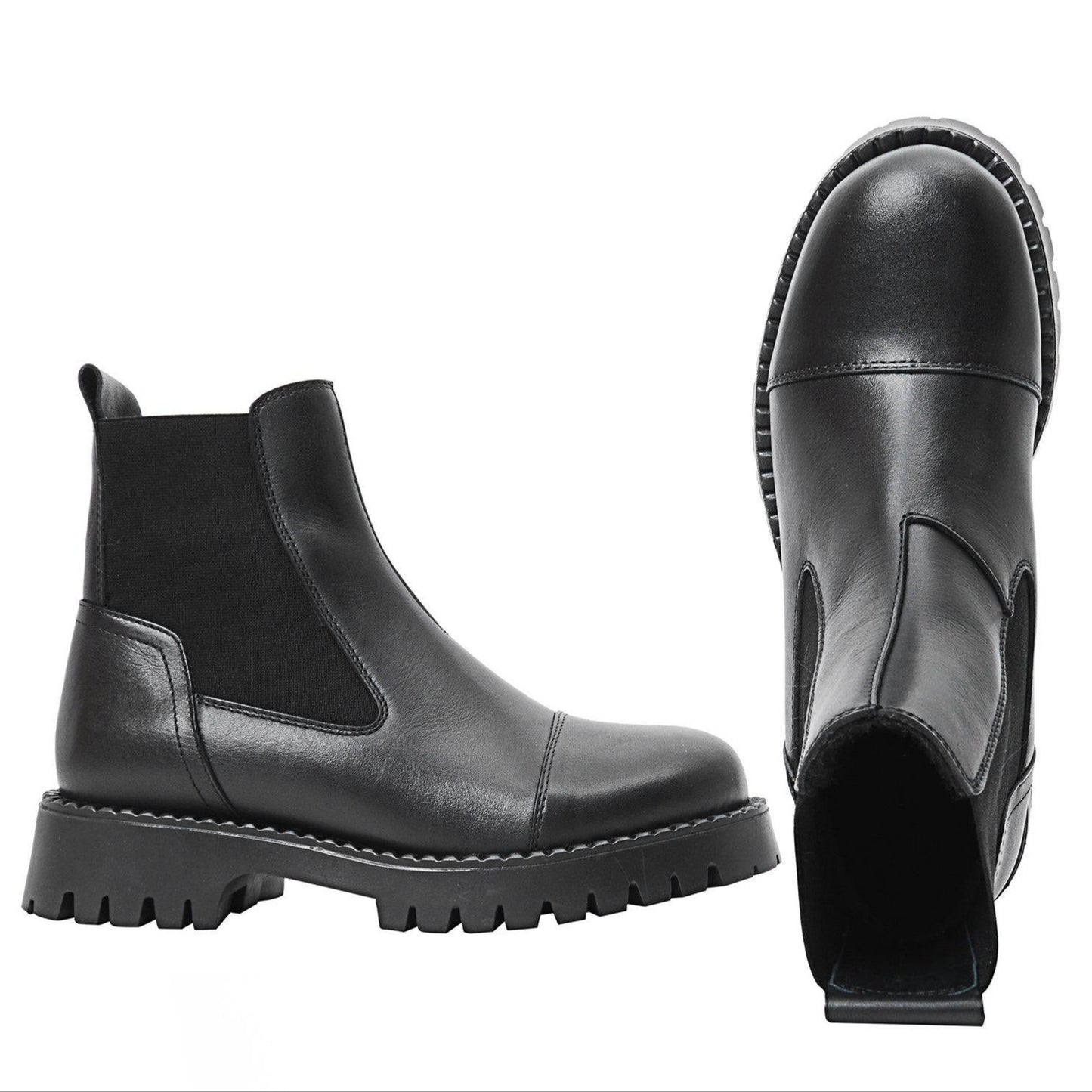 warm gefütterte Leder-Boots, Penny