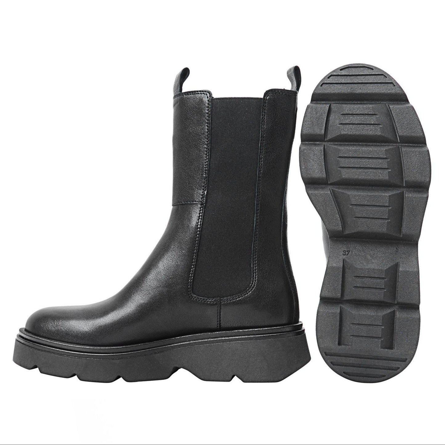 warm gefütterte Leder-Stiefel, Karin