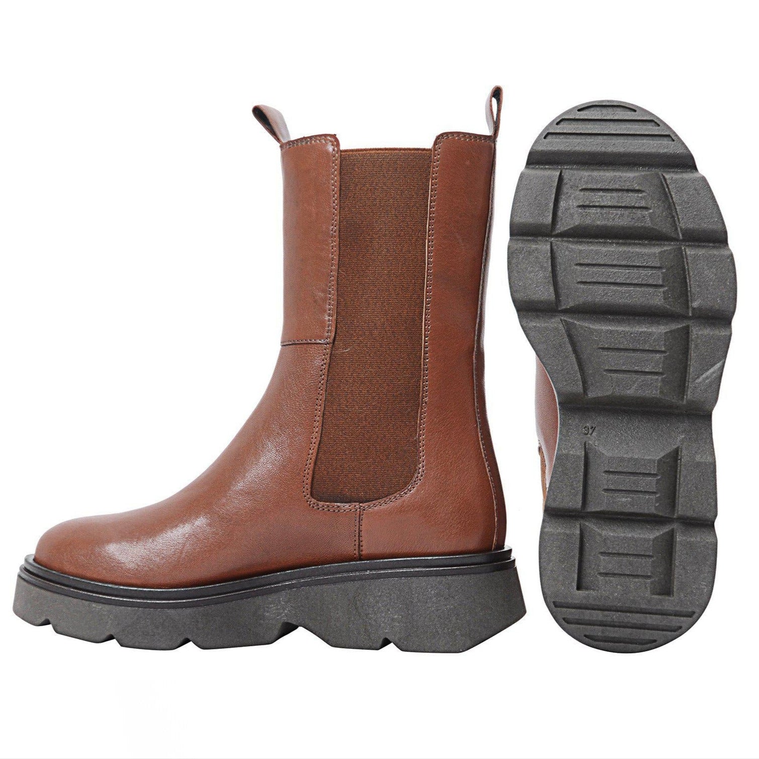 warm lined leather boots, Karin –