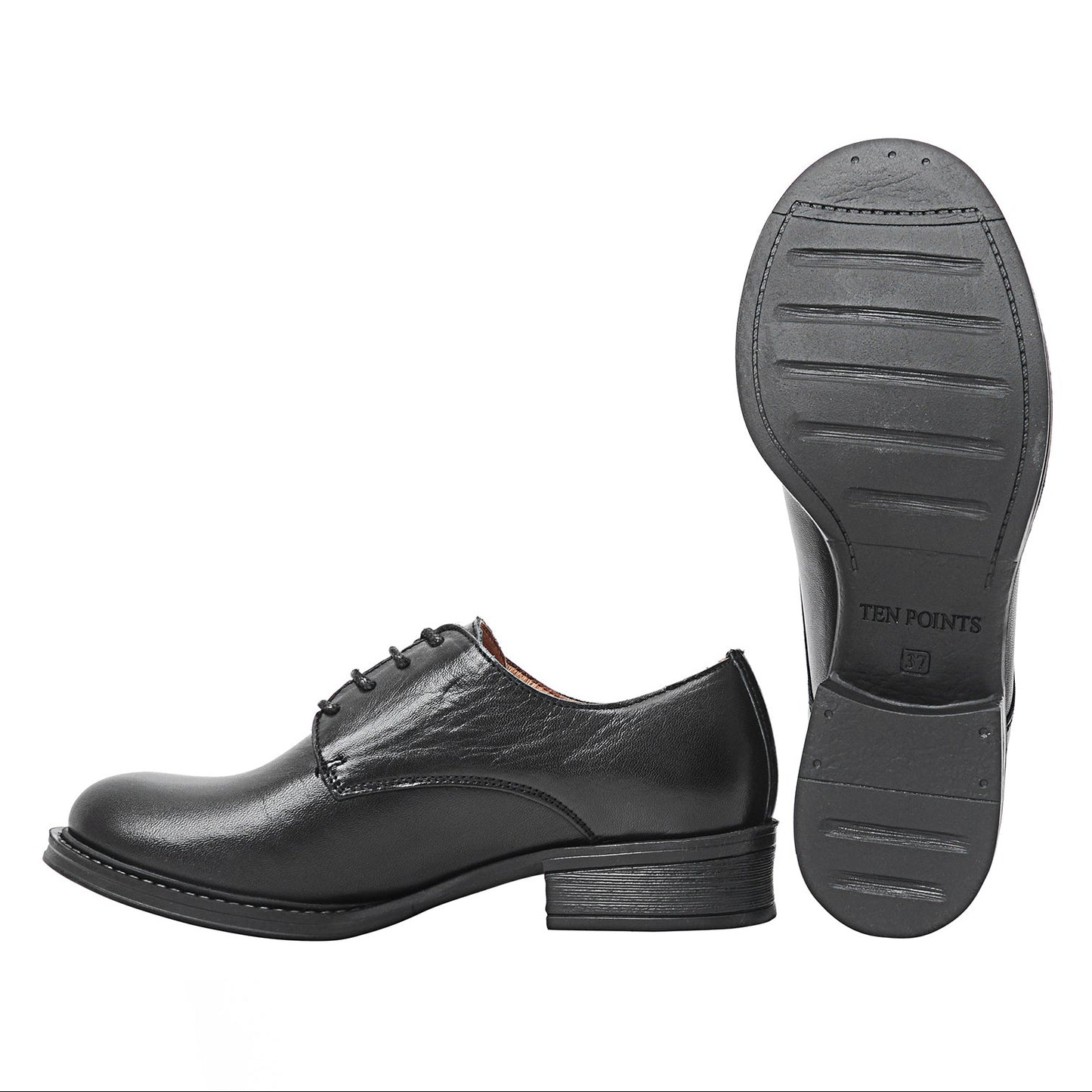 Schnürschuhe aus vegetabil gegerbtem Leder