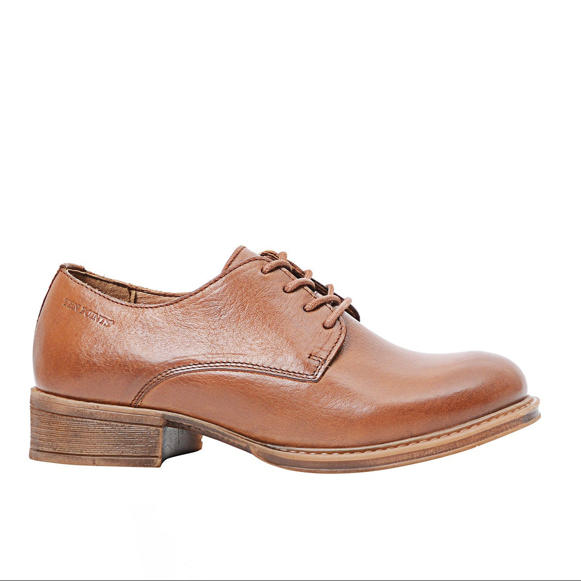 Schnürschuhe aus vegetabil gegerbtem Leder