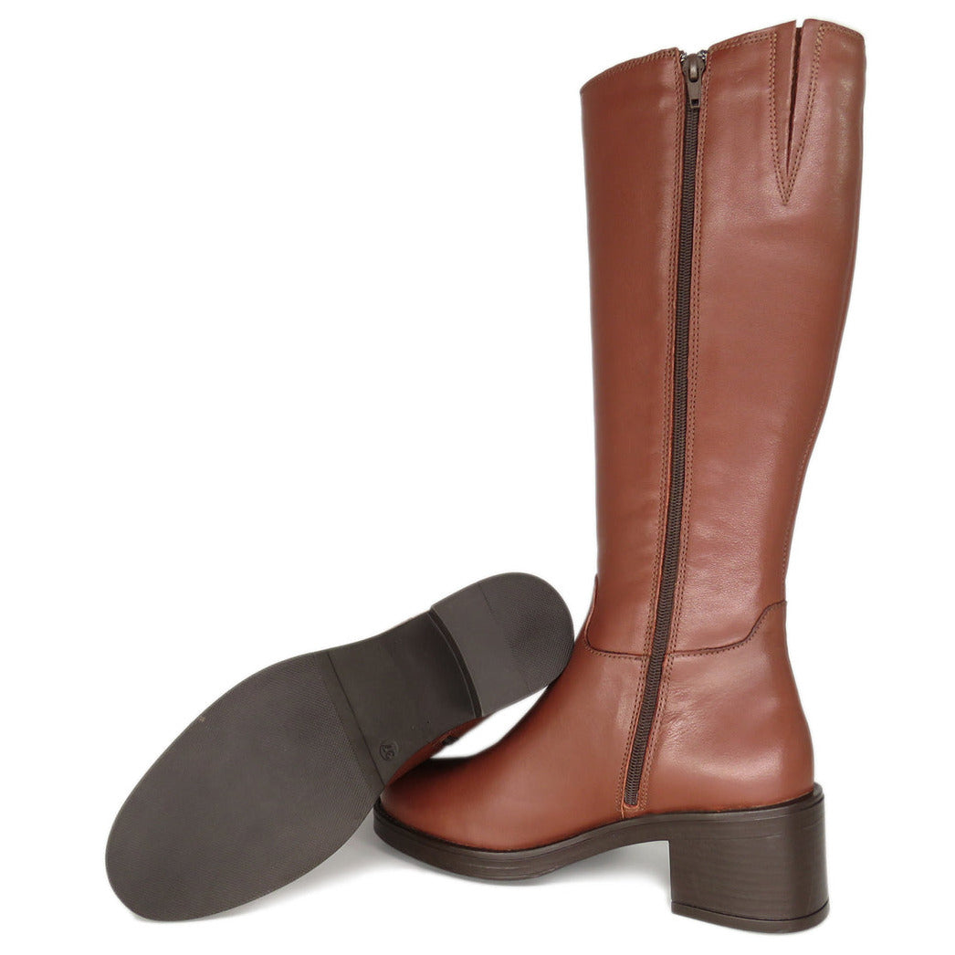 Stiefel mit Absatz, Estrid