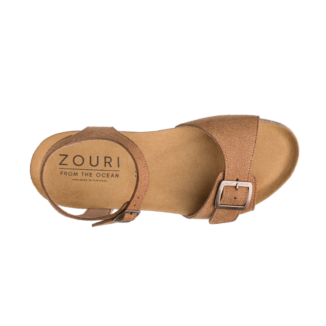 Seashell Plateau Sandalen, vegan