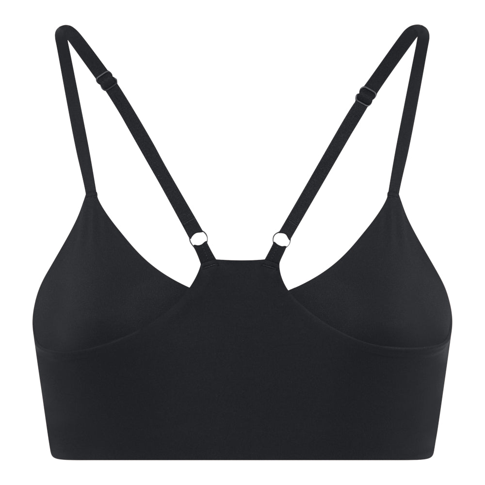 Bralette with V-neck made from recycled plastic
