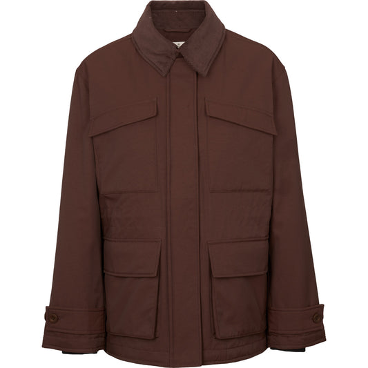 Asani Jacke mit Cordkragen