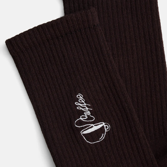 Sportsocken Kaffee