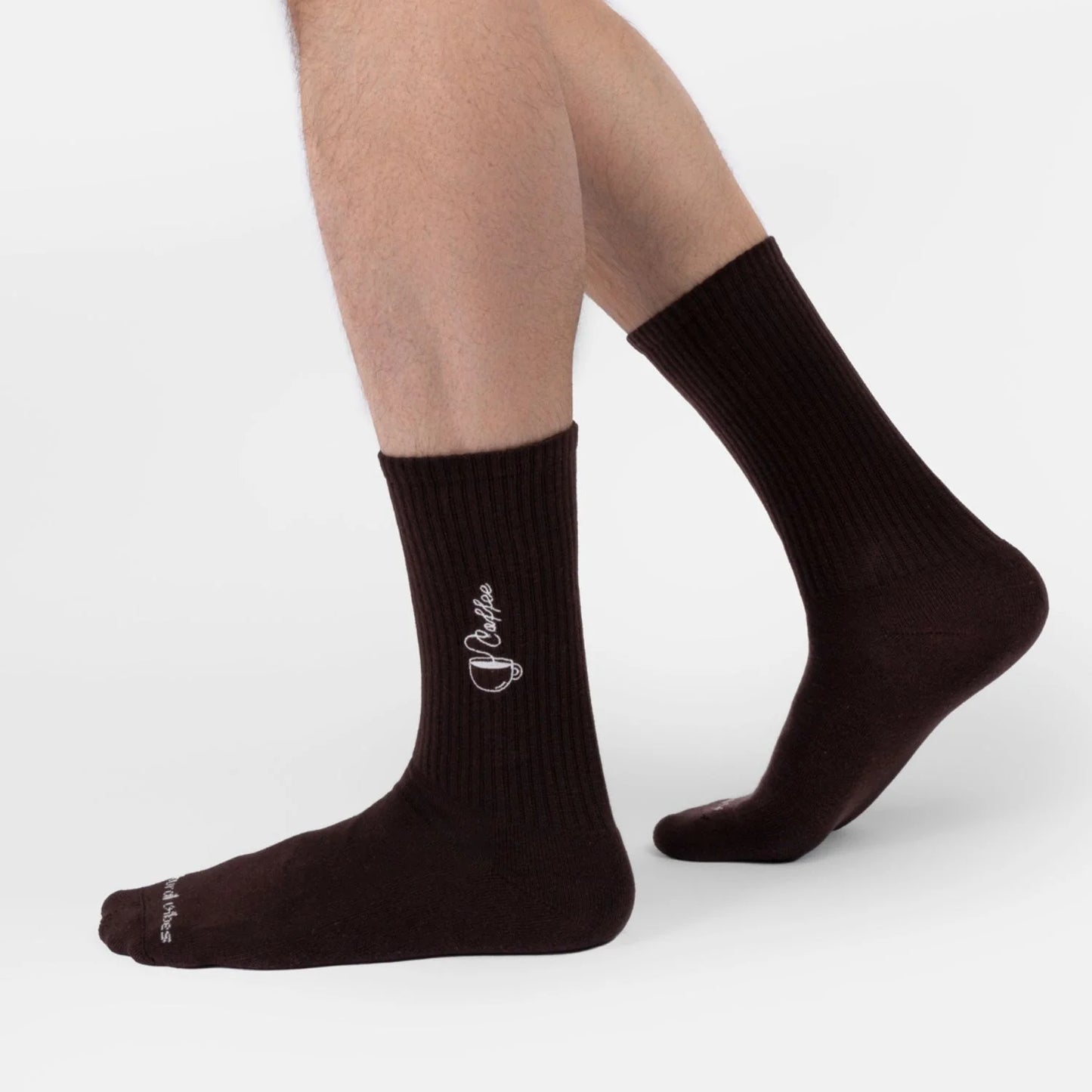 Sportsocken Kaffee