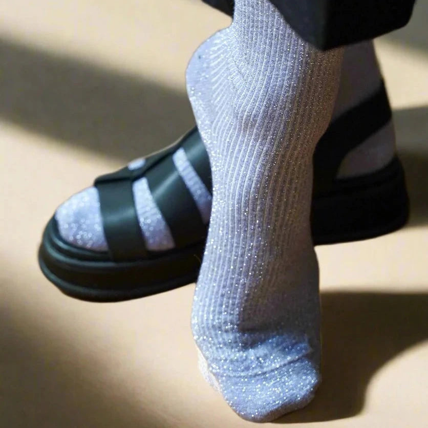Glitzer Socken aus Bambus-Lyocell