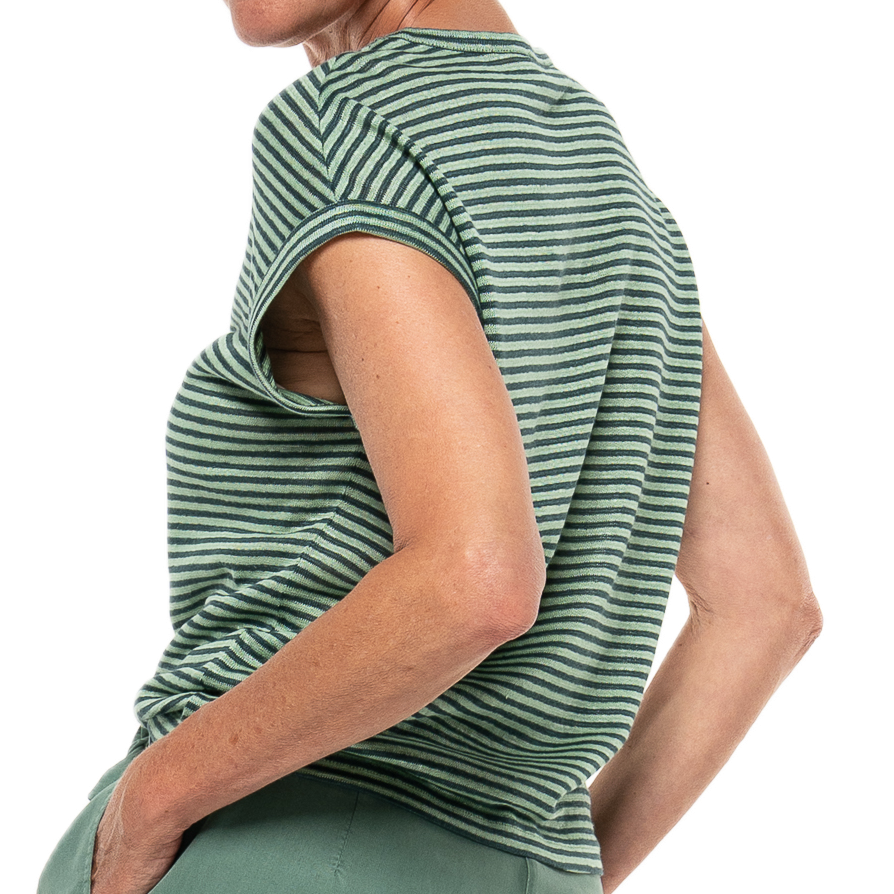 Ringel-Shirt aus Leinen