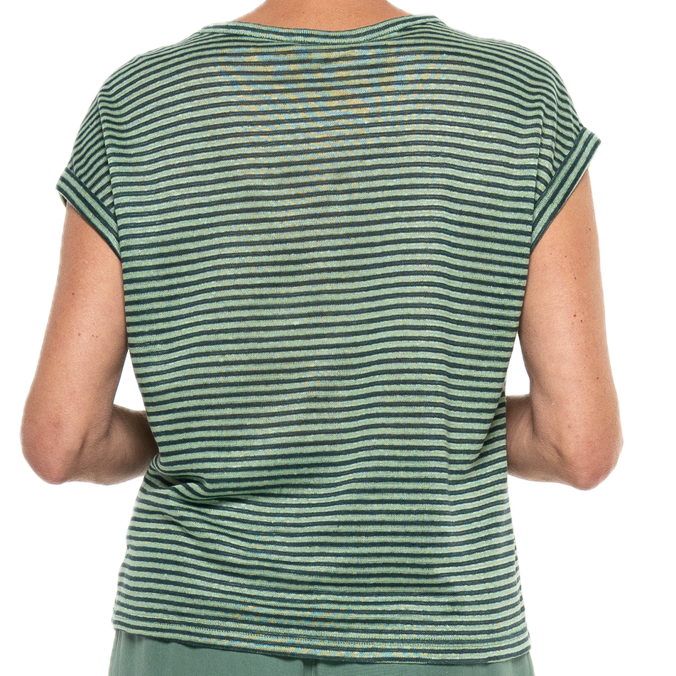 Ringel-Shirt aus Leinen