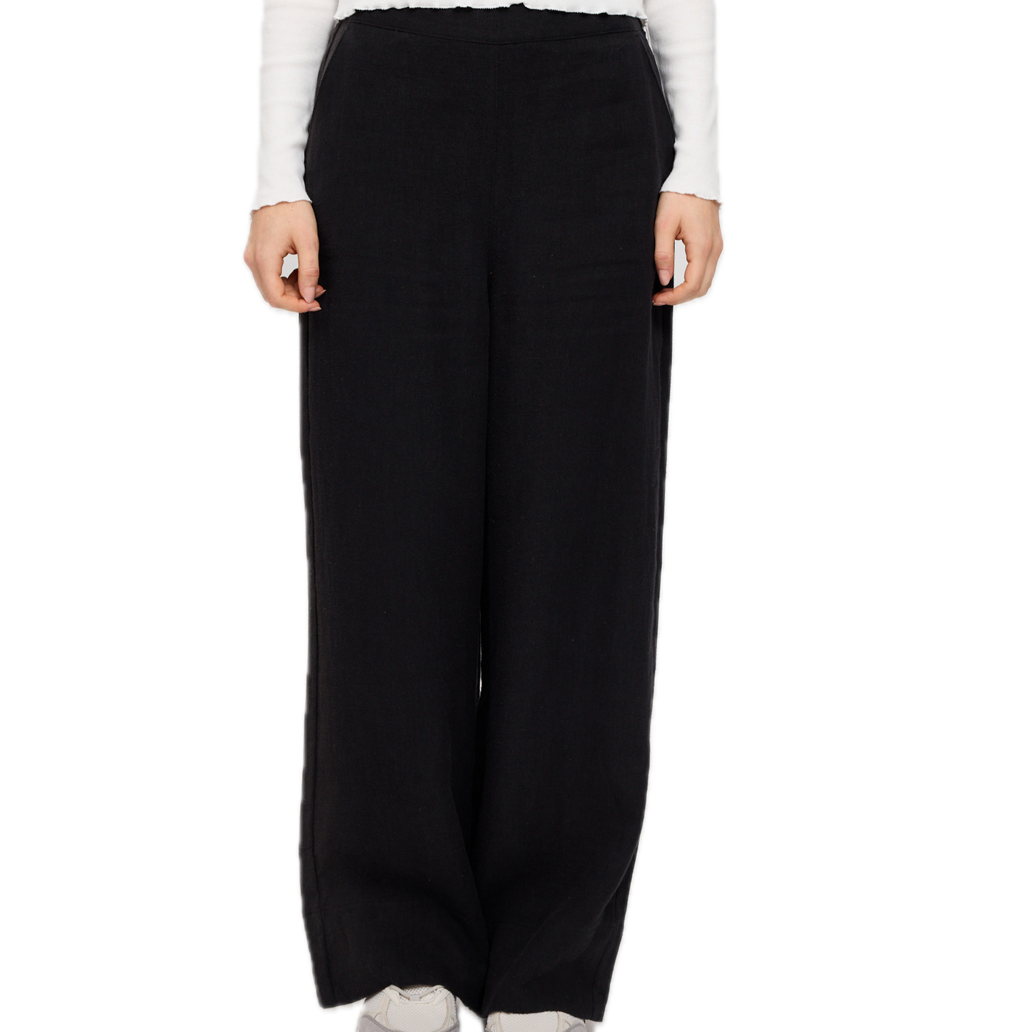 weite Leinen-Hosen
