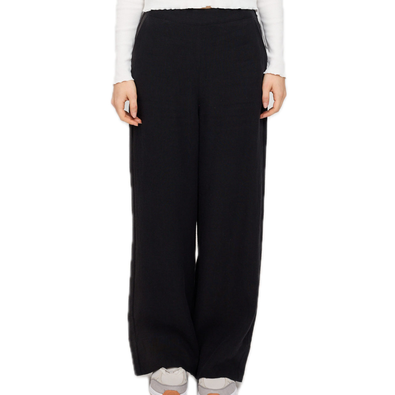 weite Leinen-Hosen