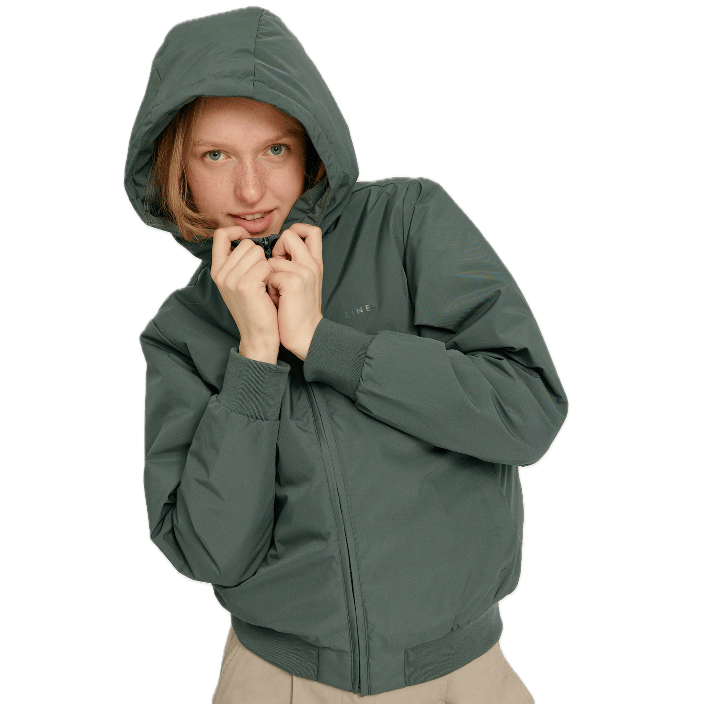 wattierte leichte Blousonjacke