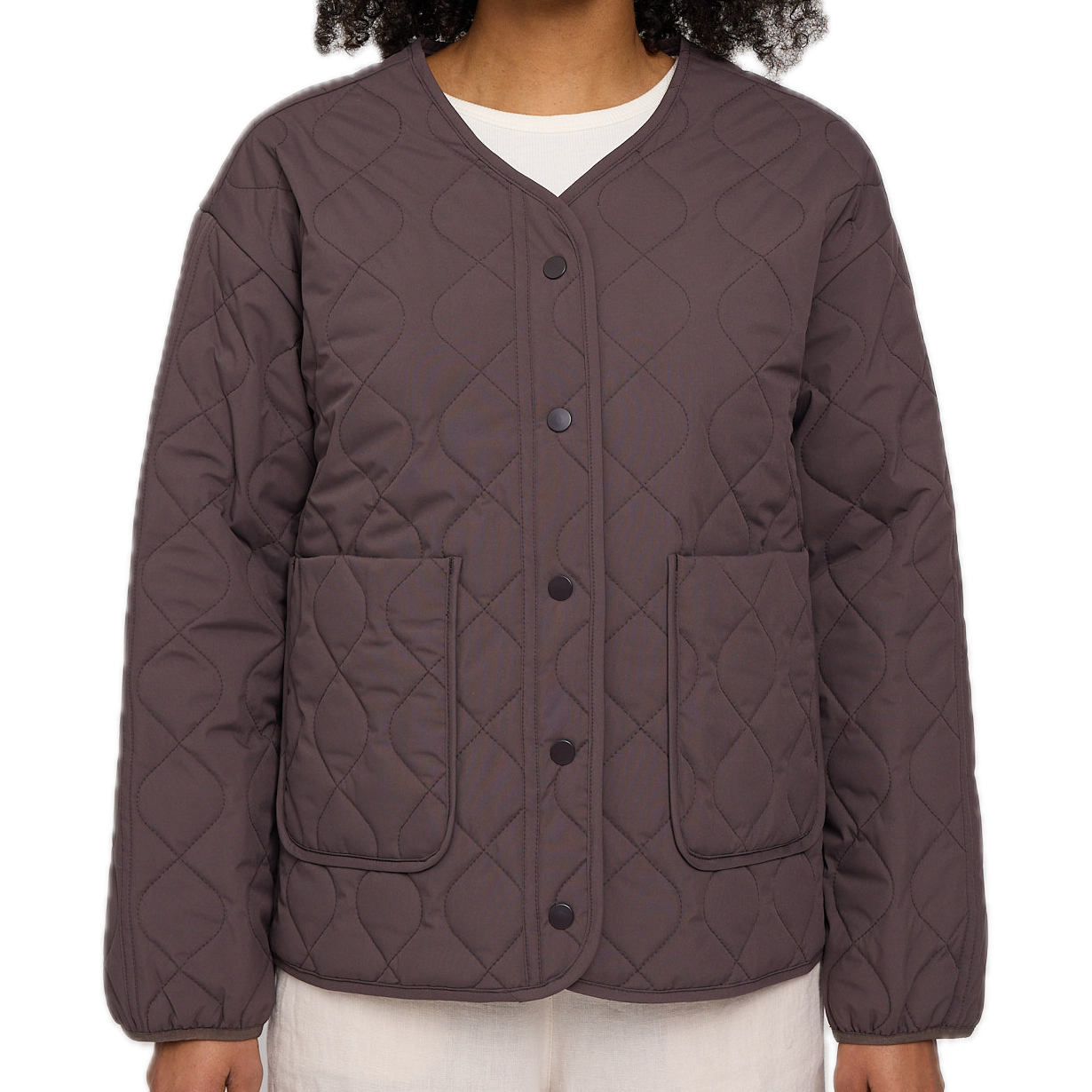 wattierte leichte Steppjacke