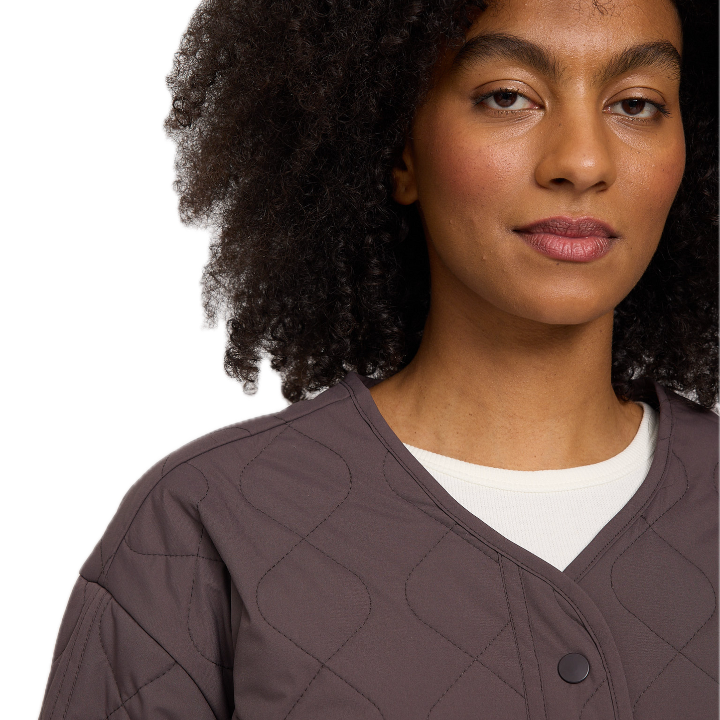 wattierte leichte Steppjacke