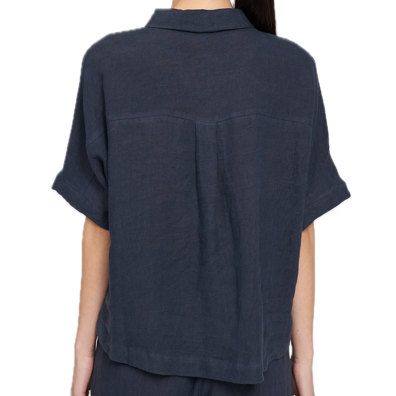 Leinen-Hemdbluse