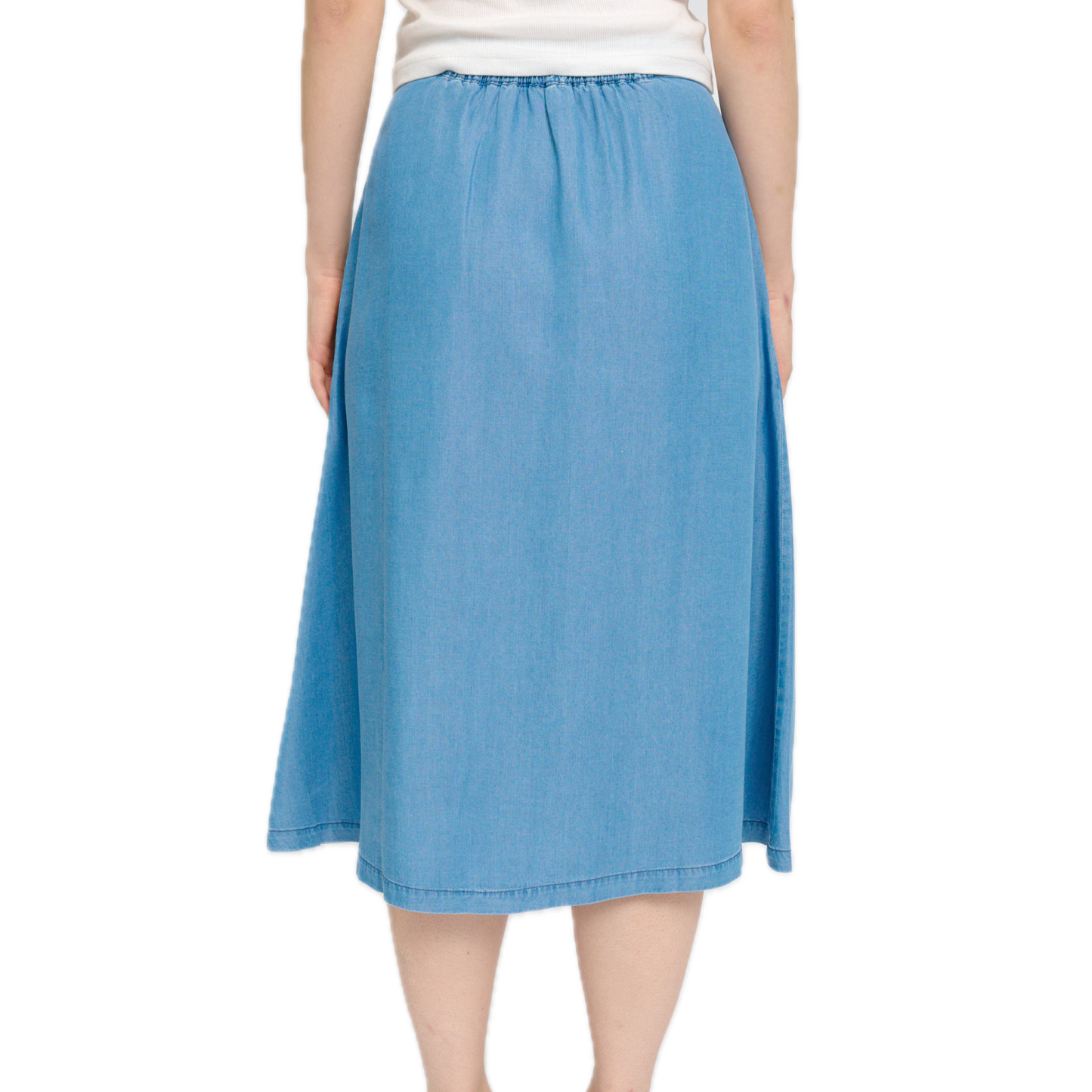 langer Rock aus Lyocell im Denim-Look Mazine