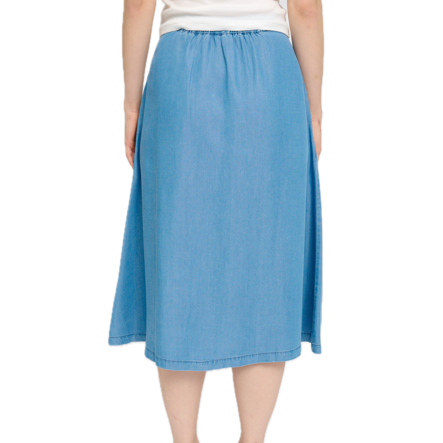 langer Rock aus Lyocell im Denim-Look Mazine