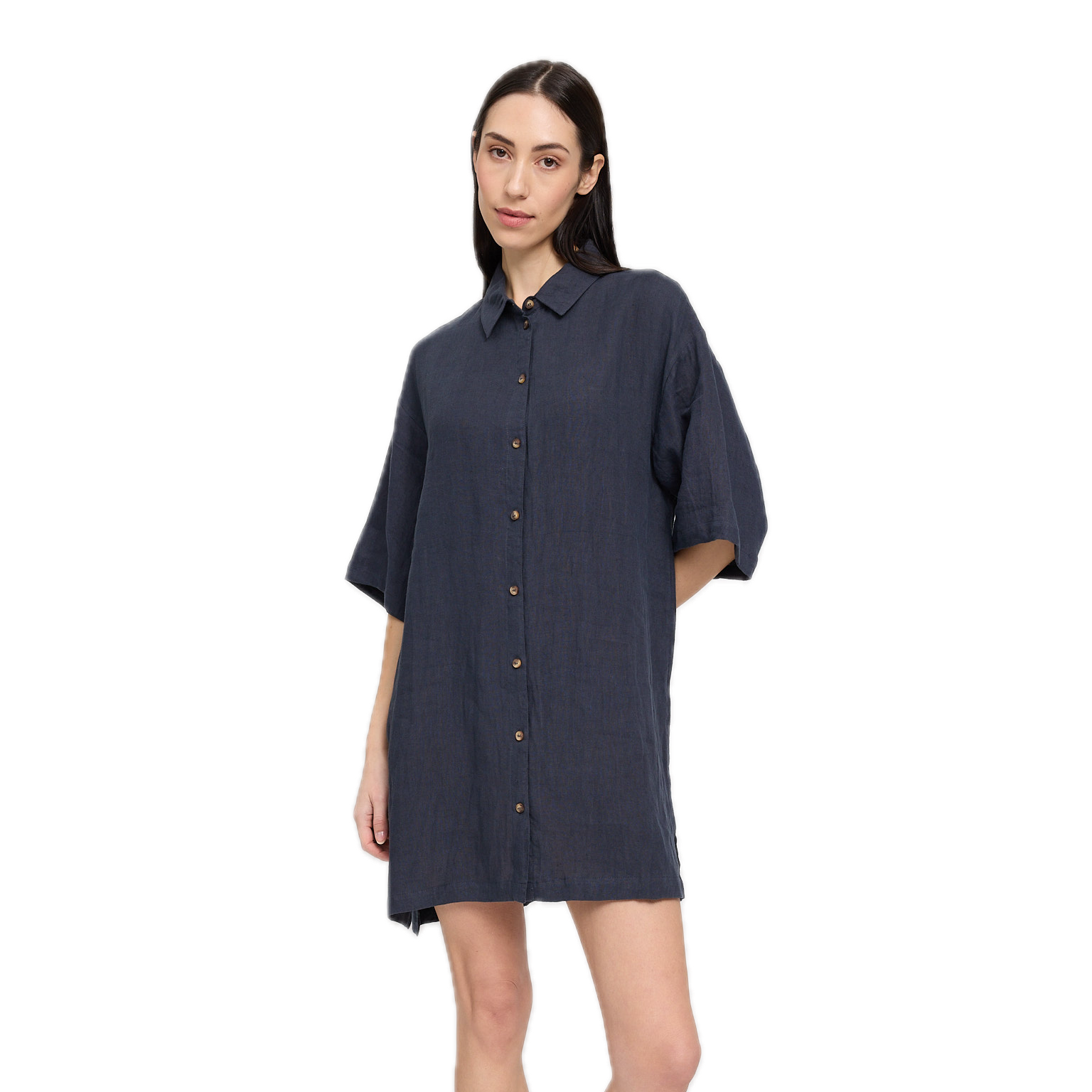 Leinen-Hemblusenkleid