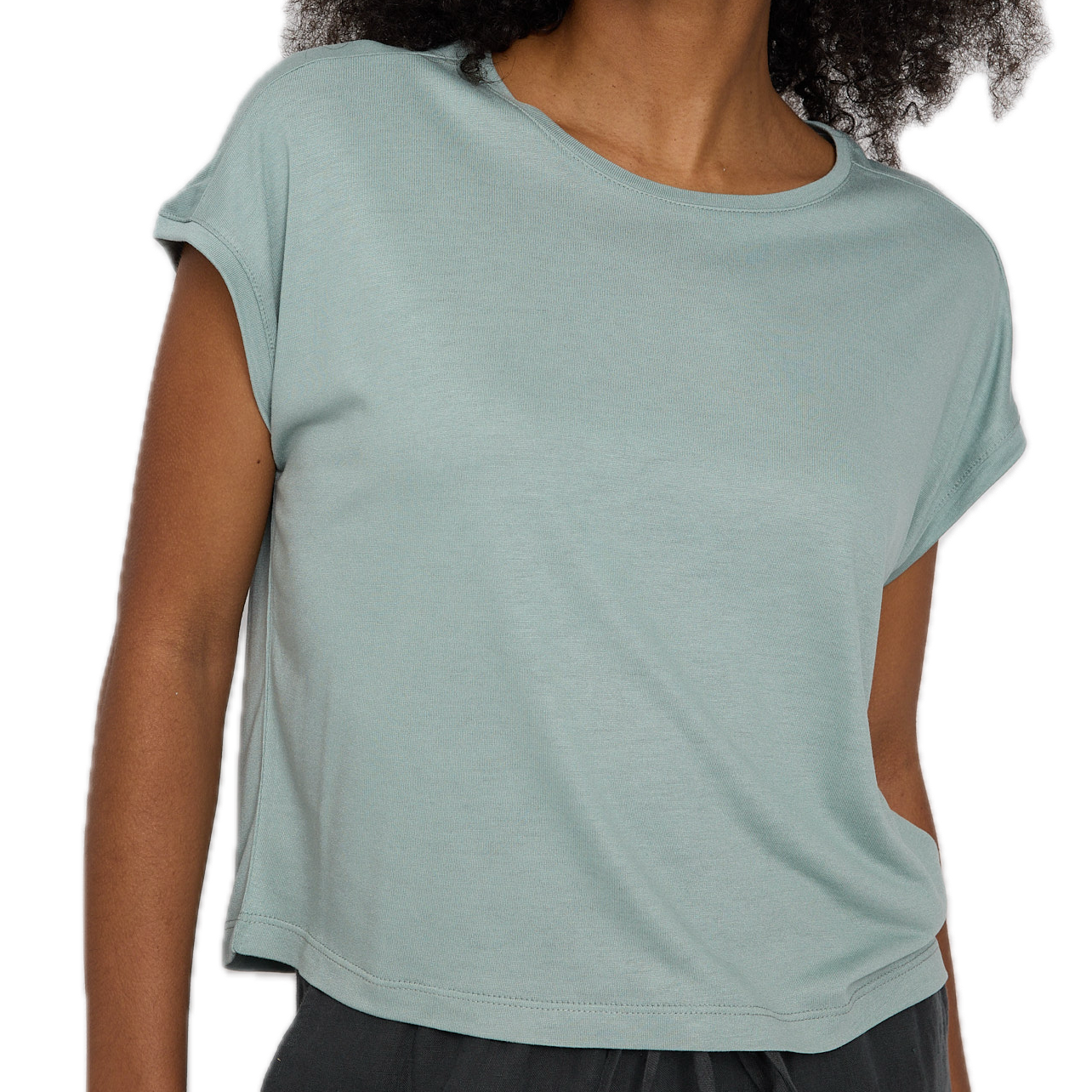 kurzes T-Shirt aus Ecovero