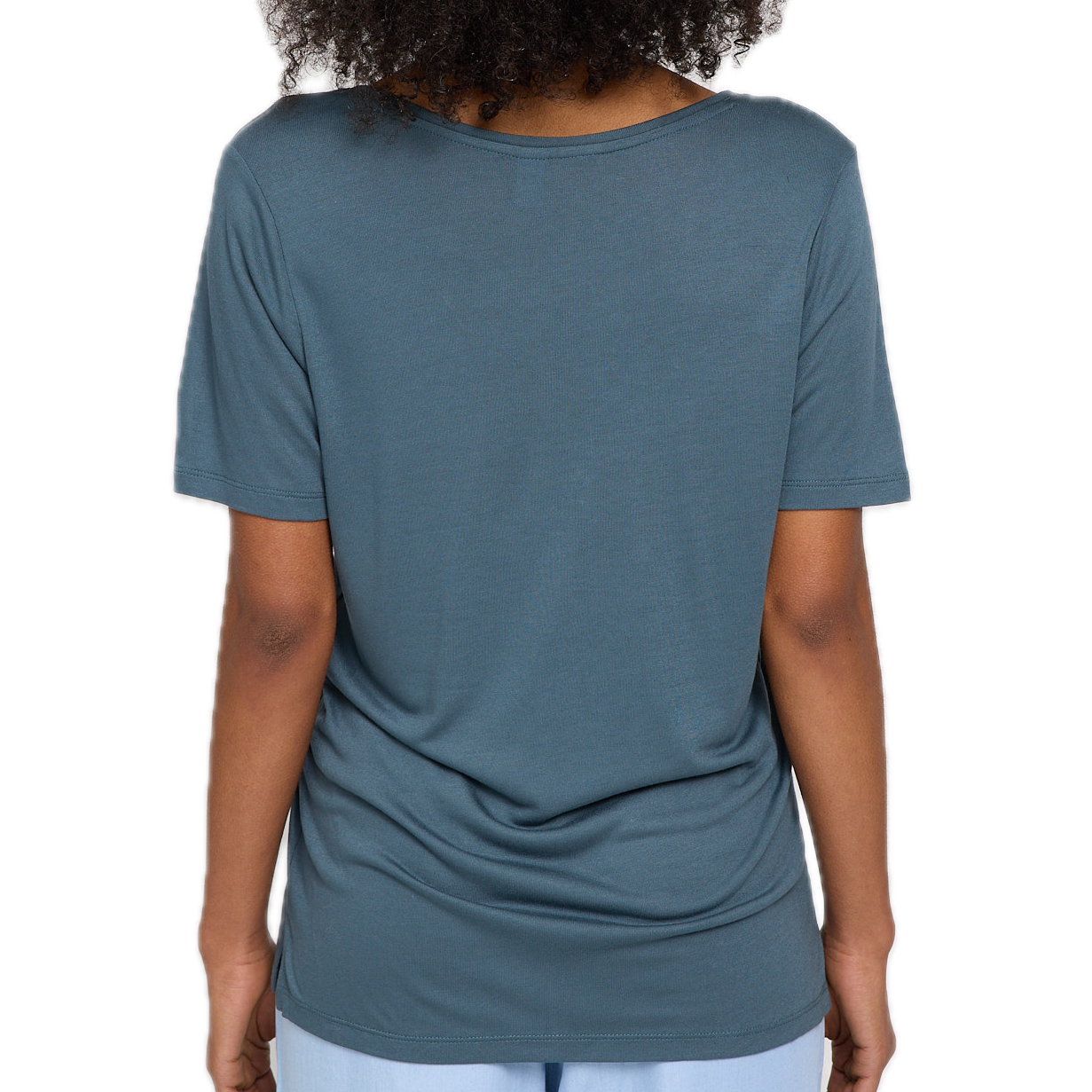 V-Neck-Shirt aus Ecovero