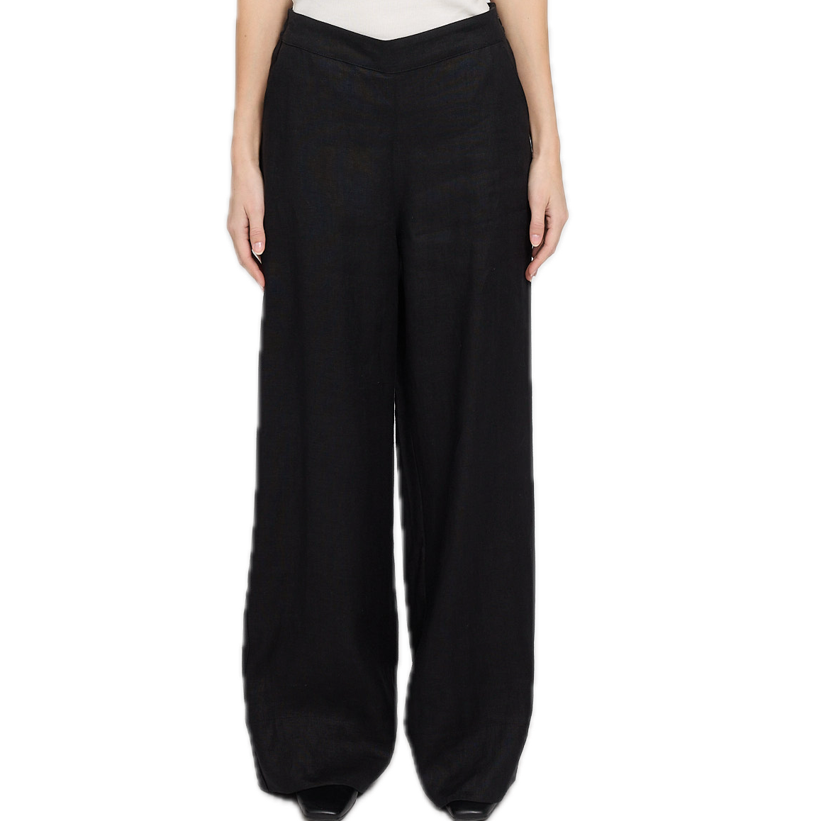 weite Leinen-Hosen