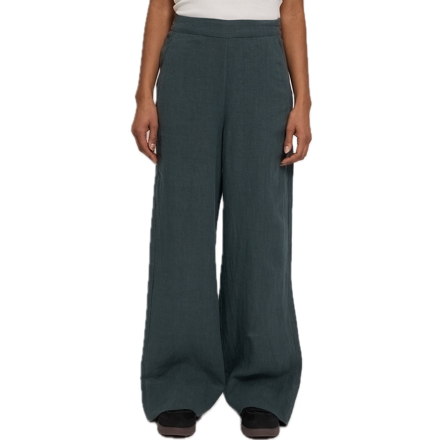 weite Leinen-Hosen