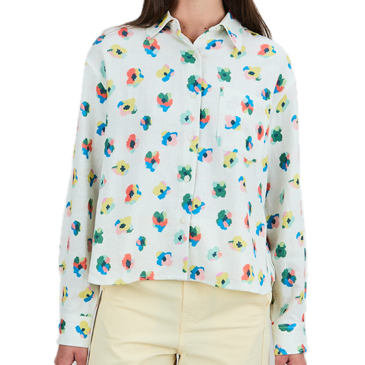 Langarm-Bluse Miniflowers