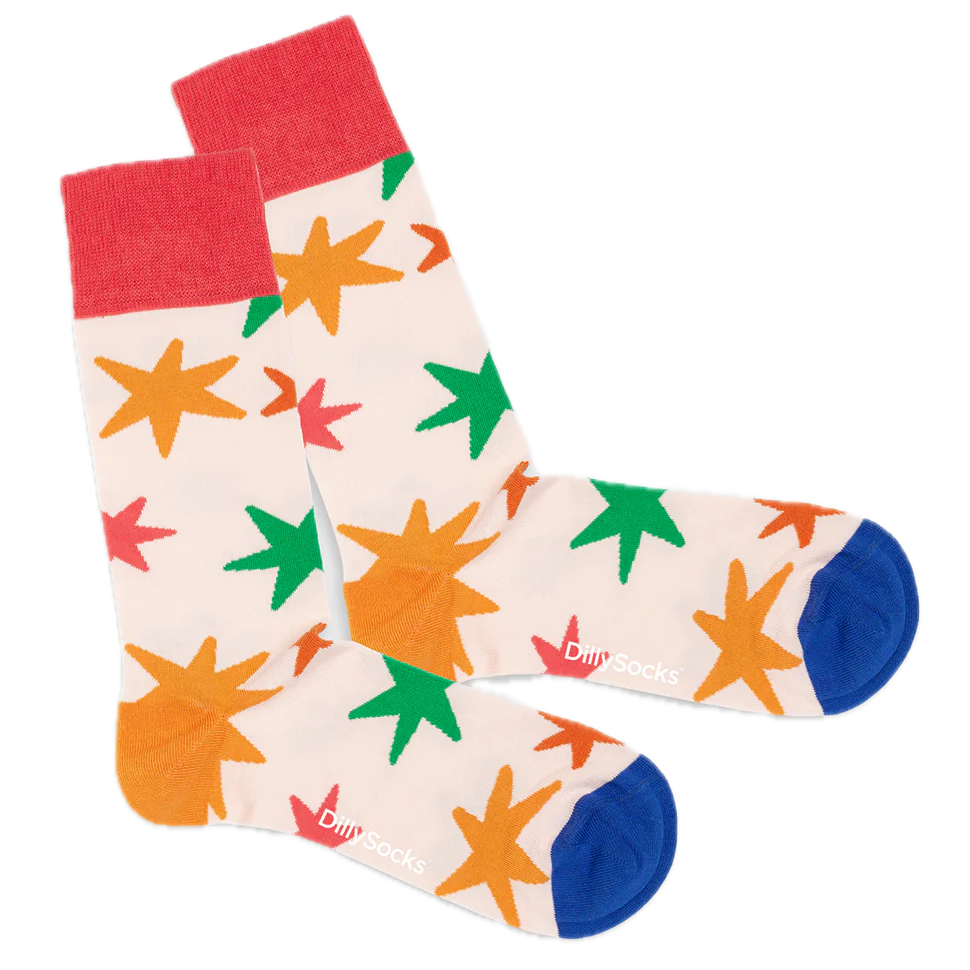 Socken mit Sternen