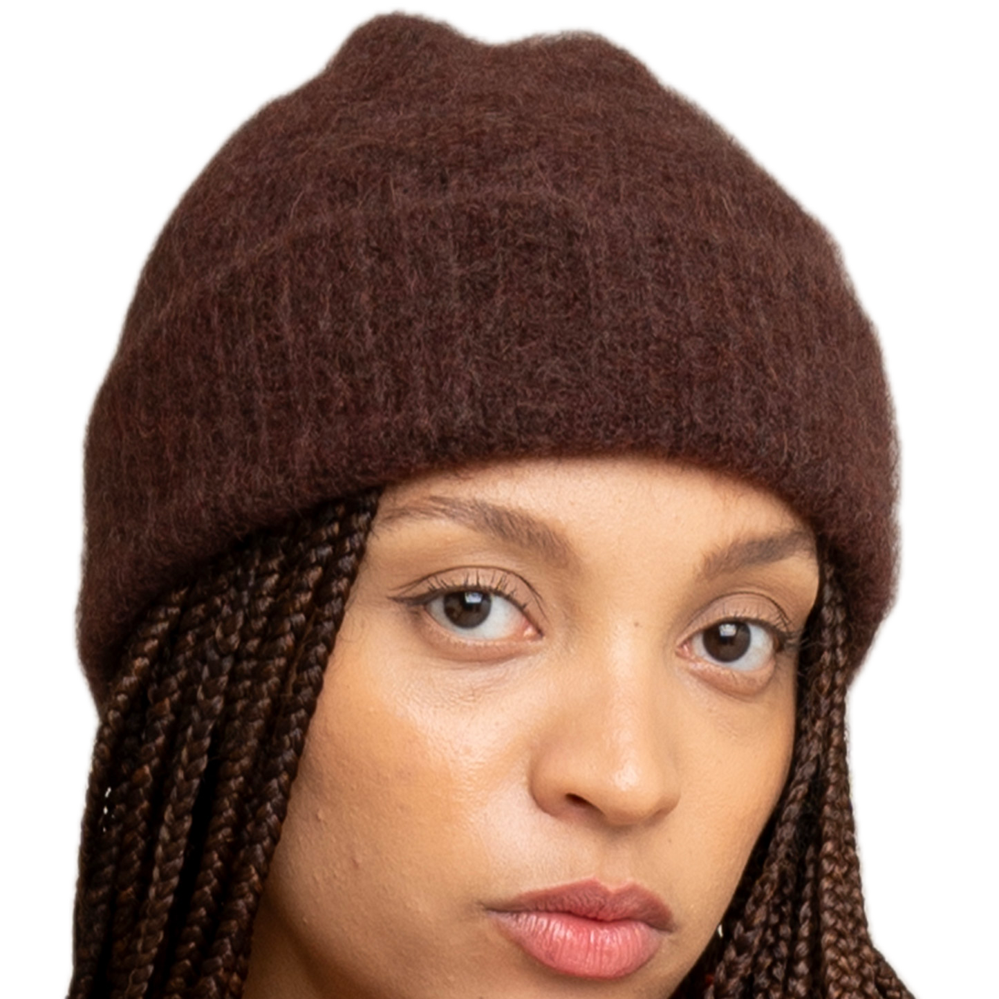 Kuschel-Mütze aus Mohair und Lammwolle