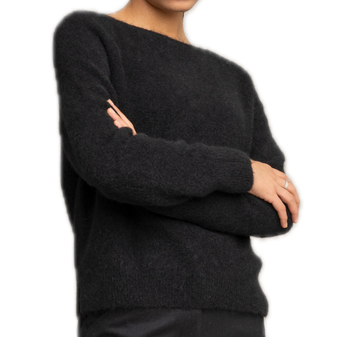 Kuschel-Pullover aus Mohair und Lammwolle