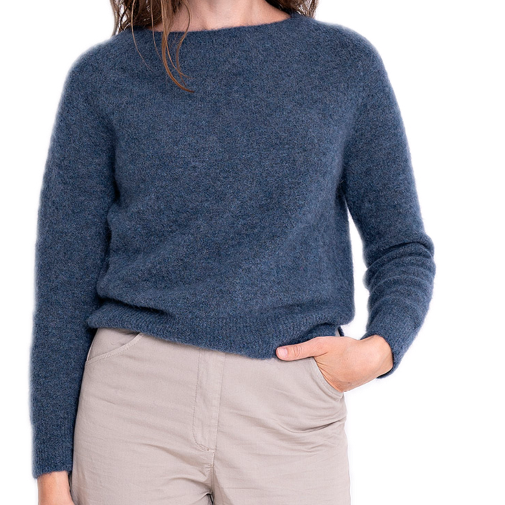 Kuschel-Pullover aus Mohair und Lammwolle